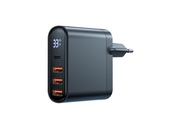 Mcdodo CH-2250 33W 4-Port Digital Display Fast Charge Adapter (Black)
